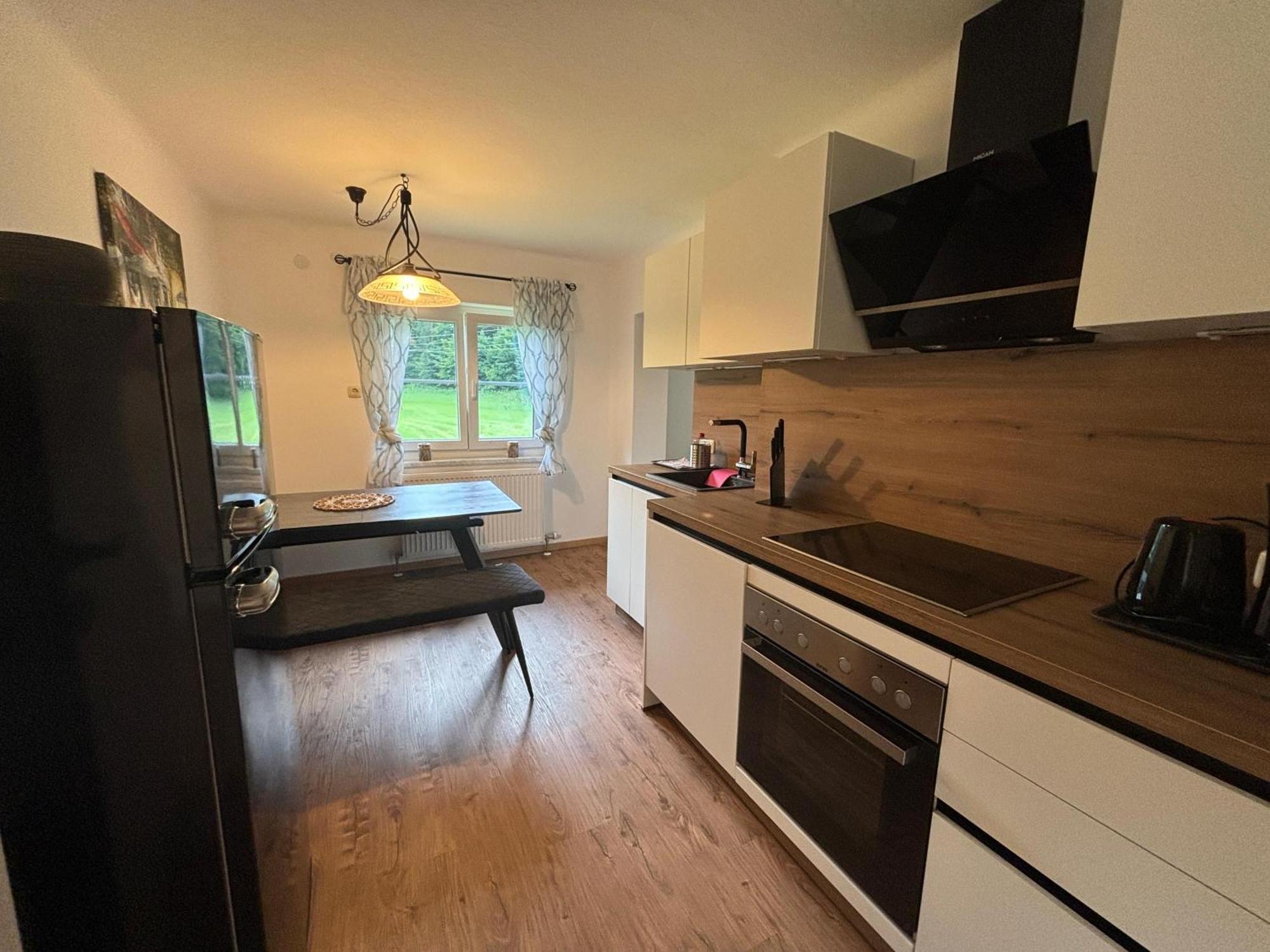 Ferienwohnung Langfeld Hintersee Bagian luar foto